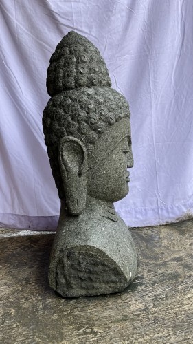 BUDDHA BUST GREENSTONE 100 CM B LEFT